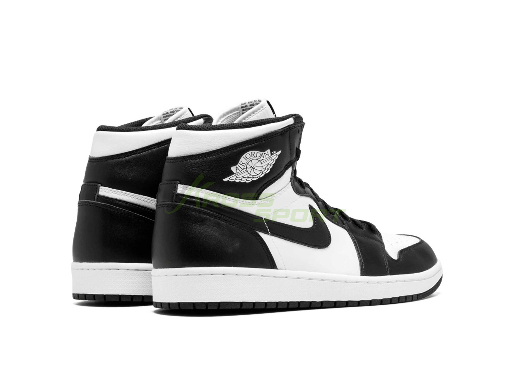  Nike Air Jordan 1 Retro Hi Og Black/White