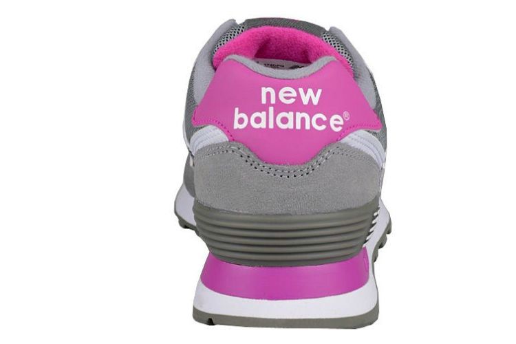 New Balance 574 серые с ярко-розовым (36-40)