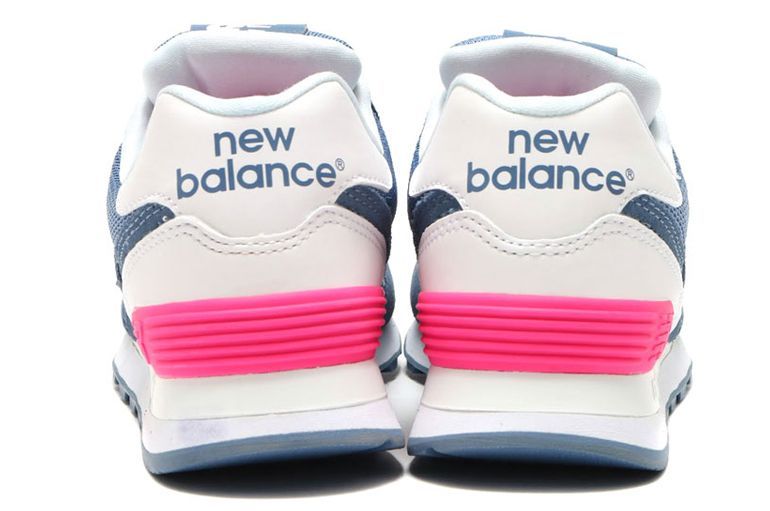 New Balance 574 светло-синие с розовым  (35-39)