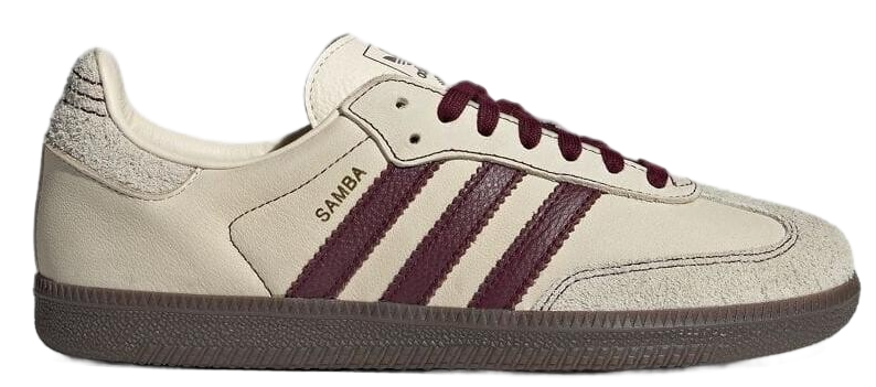 Adidas Samba OG Wonder White Maroon