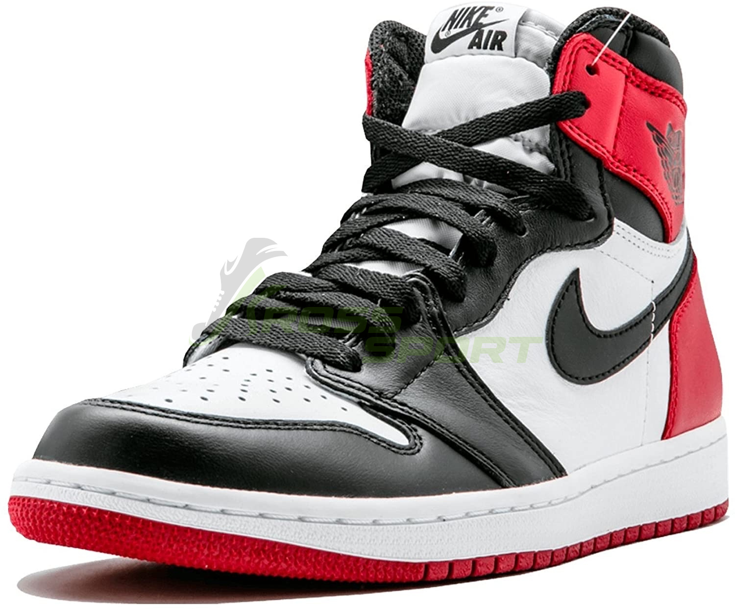  Nike Air Jordan 1 Retro "Black Toe" Black/White/Red
