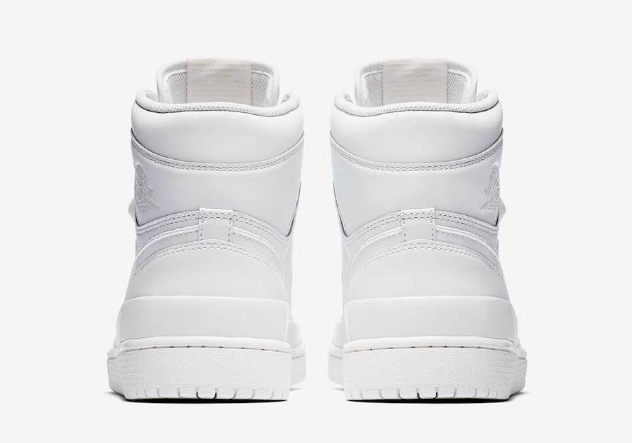 Nike Air Jordan 1 Retro Mid White, белый, кожа, мужские, женские, зимние