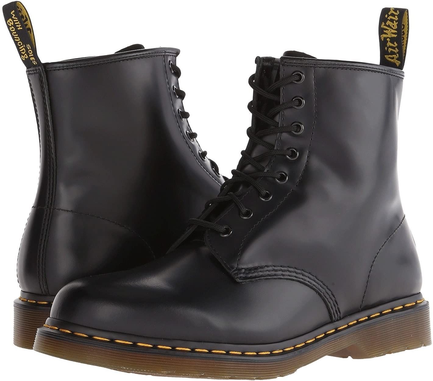 Dr Martens 1460, черные, кожа, мужские, женские