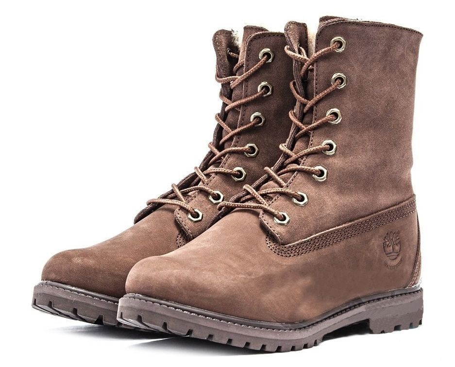 Женские ботинки Timberland Teddy Fleece Brown