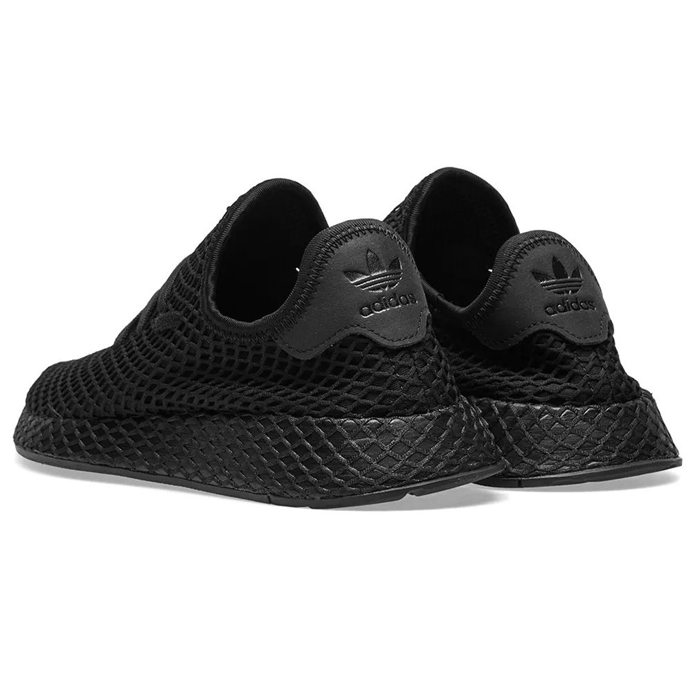Adidas Deerupt Runner, черные, текстиль, мужские, женские