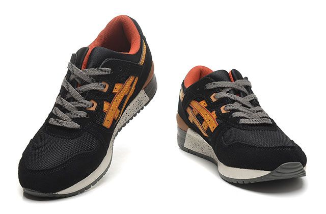 Asics Gel Lyte 3 чёрные с жёлтым (39-44)