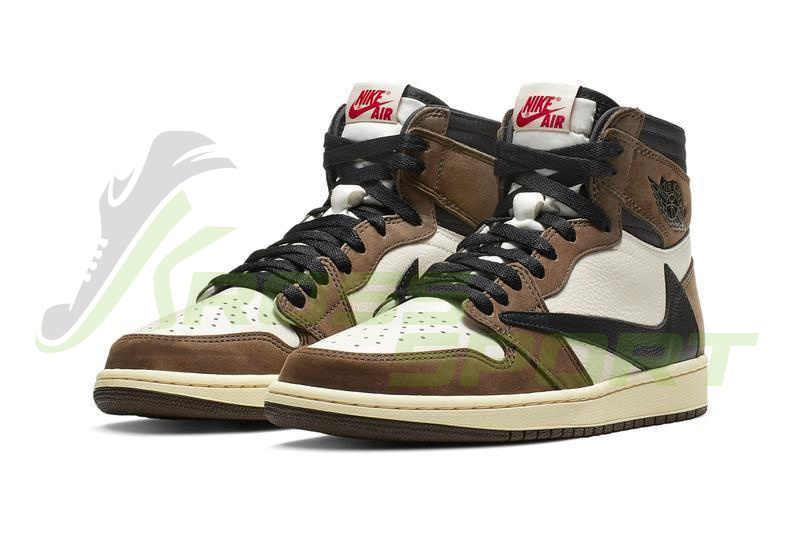 Nike Air Jordan 1 TRAVIS SCOTT "CACTUS JACK" с мехом