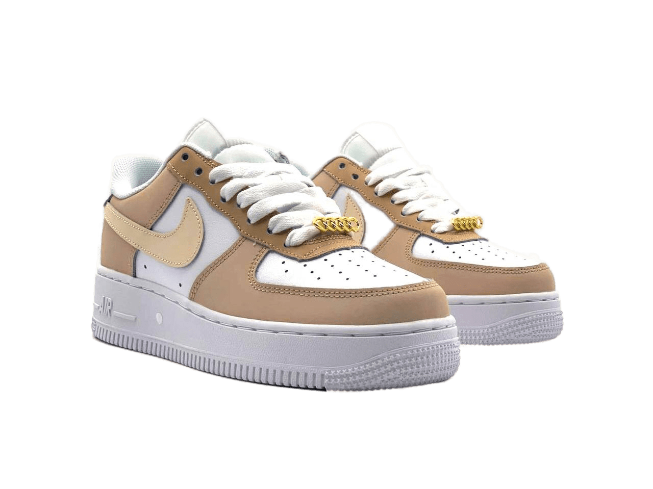  Nike Air Force 1 low Brown/White/Cream