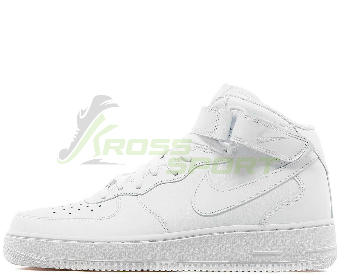  Nike Air Force 1 High с мехом White