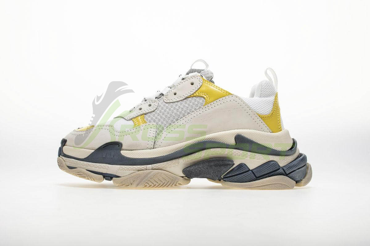  Balenciaga Triple S Light Grey/Yellow