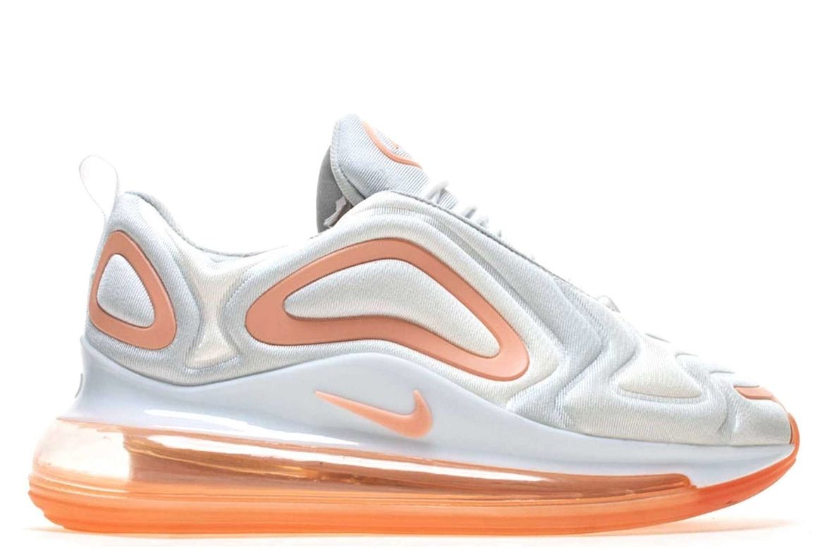 Nike Air Max 720, белый, розовый, нейлон, женские