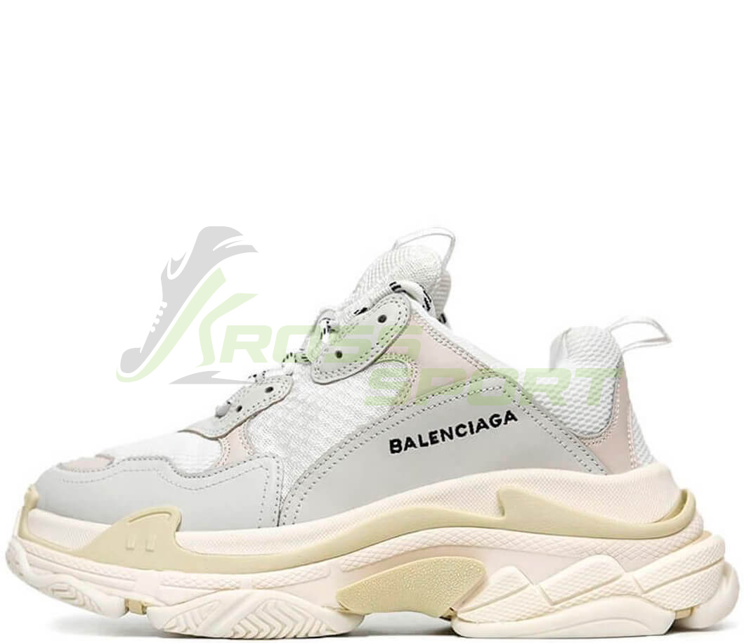  Balenciaga Triple S Cream White