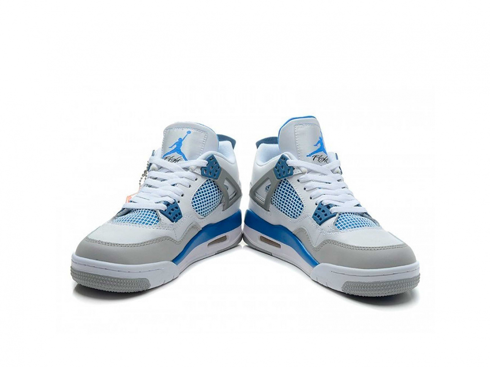  Nike Air Jordan IV 4 Retro White/Blue