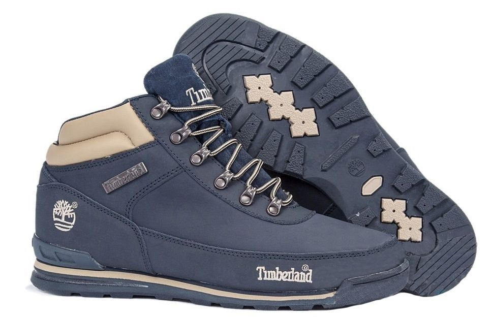 Мужские зимние ботинки Timberland Euro Sprint Blue купить в Москве – интернет-магазин Kross Sport