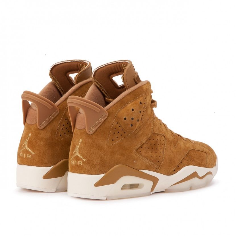 Nike Air Jordan 6 Travis Scott, хаки, нубук, мужские