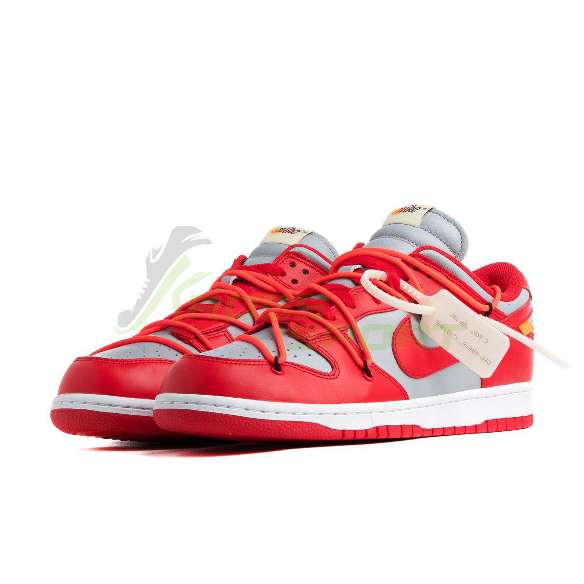 Nike Air Force 1 SB Dunk Low Off-White Red