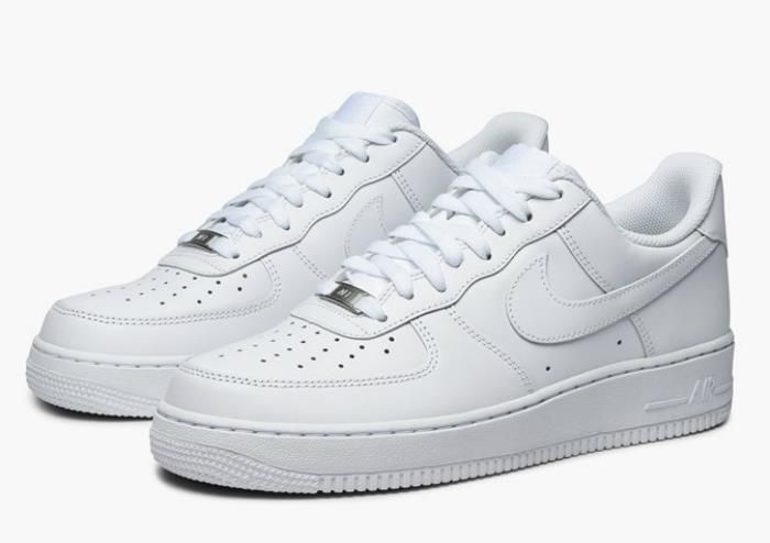 Nike Air Force 1 LV8 White, белые, кожа, женские, мужские