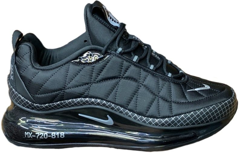 Nike Air Max 720 818, черный с серым, нейлон, мужские