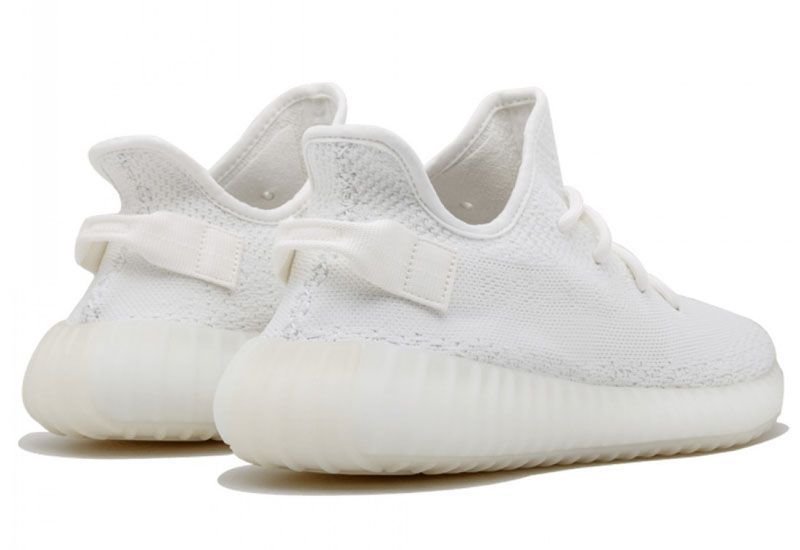 Adidas Yeezy Boost 350 V2, белые, текстиль, нейлон, мужские, женские