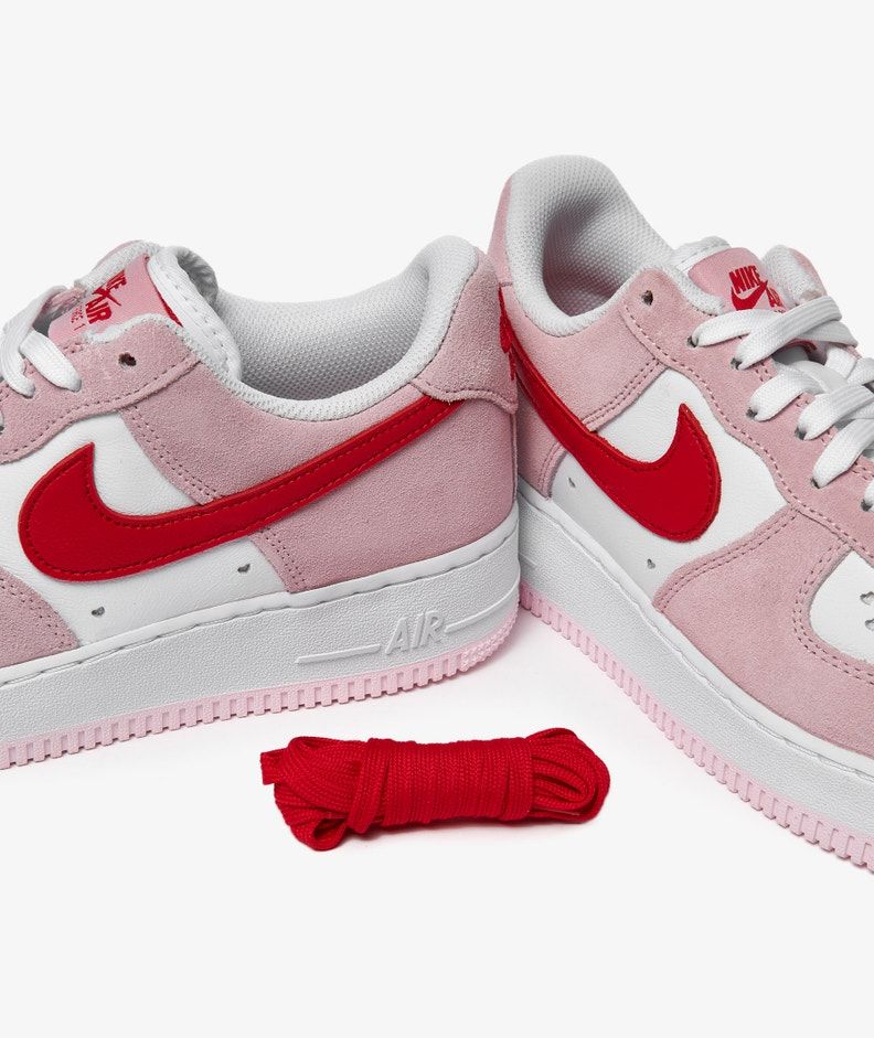 Nike Air Force 1 Low Pixel Triple Beig розовый белый, кожа нубук женские