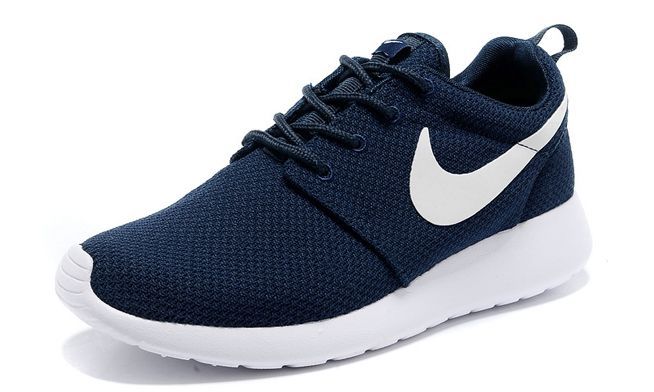 Nike Roshe Run, синие, нейлон, мужские
