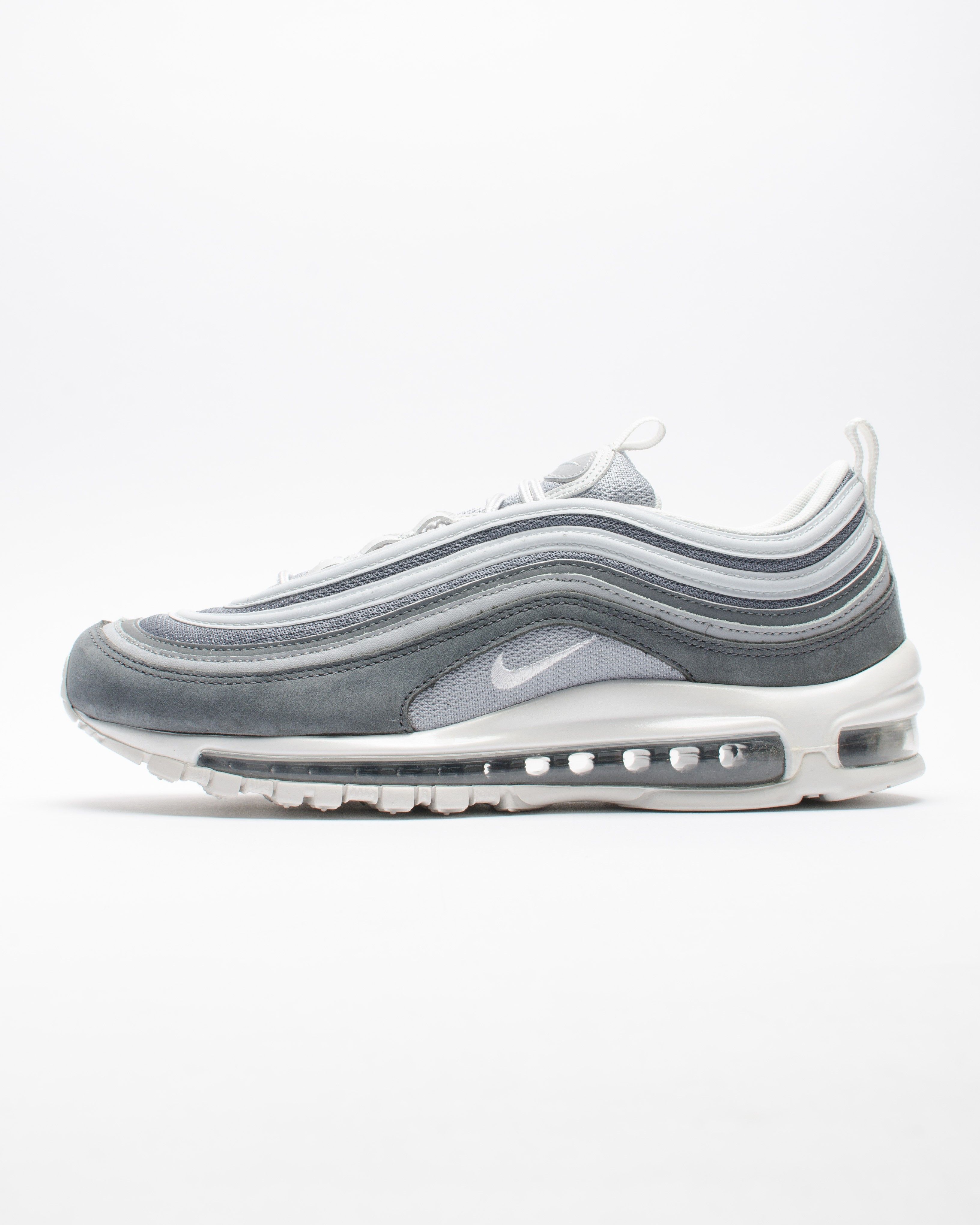 Nike Air Max 97, серые, нейлон, кожа, мужские