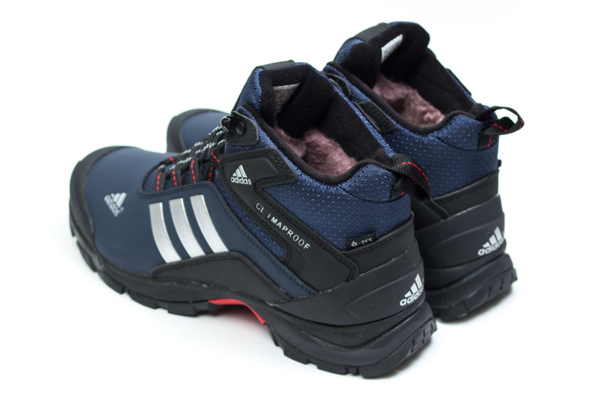 Adidas Terrex Climaproof, синие, нубук, мужские, зимние