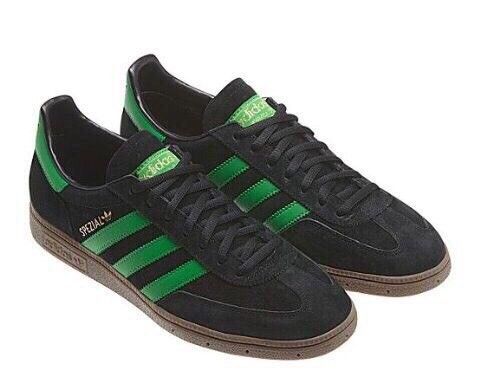 Adidas Spezial черные с зеленым (40-45)