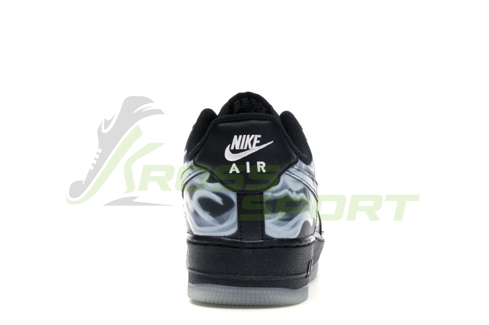  Nike Air Force 1 Low Skeleton Black