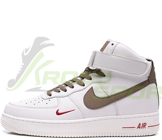 Nike Air Force 1 LV8 High White/Grey с мехом