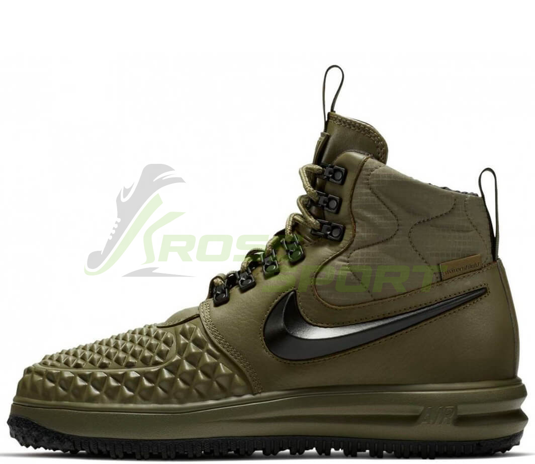  Nike Air Force 1 Lunar Duckboot с мехом Green