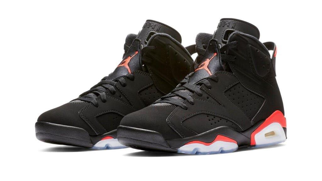  Nike Air Jordan 6 Retro Men Black/Infrared 23-Black