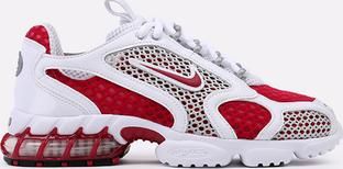 Nike Air Zoom Spiridon Caged 2, белый с красным, текстиль, сетка, мужские, женские