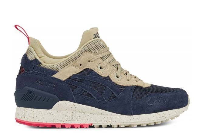 Asics Gel Lyte MT, синий, бежевый, замша, мужские, женские