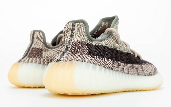 Adidas Yeezy Boost 350 V2  "Zyon", серый, коричневый, текстиль, мужские, женские