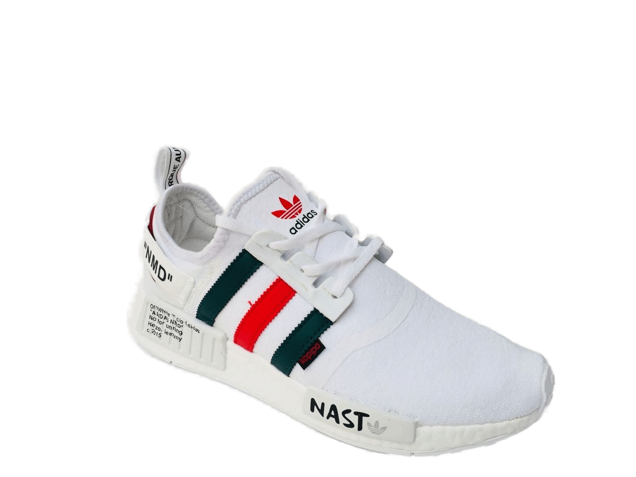  Adidas NMD R1 White/Green/Red