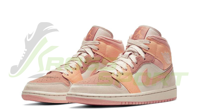  Nike Air Jordan 1 Retro Apricot Agate Atomic Orange