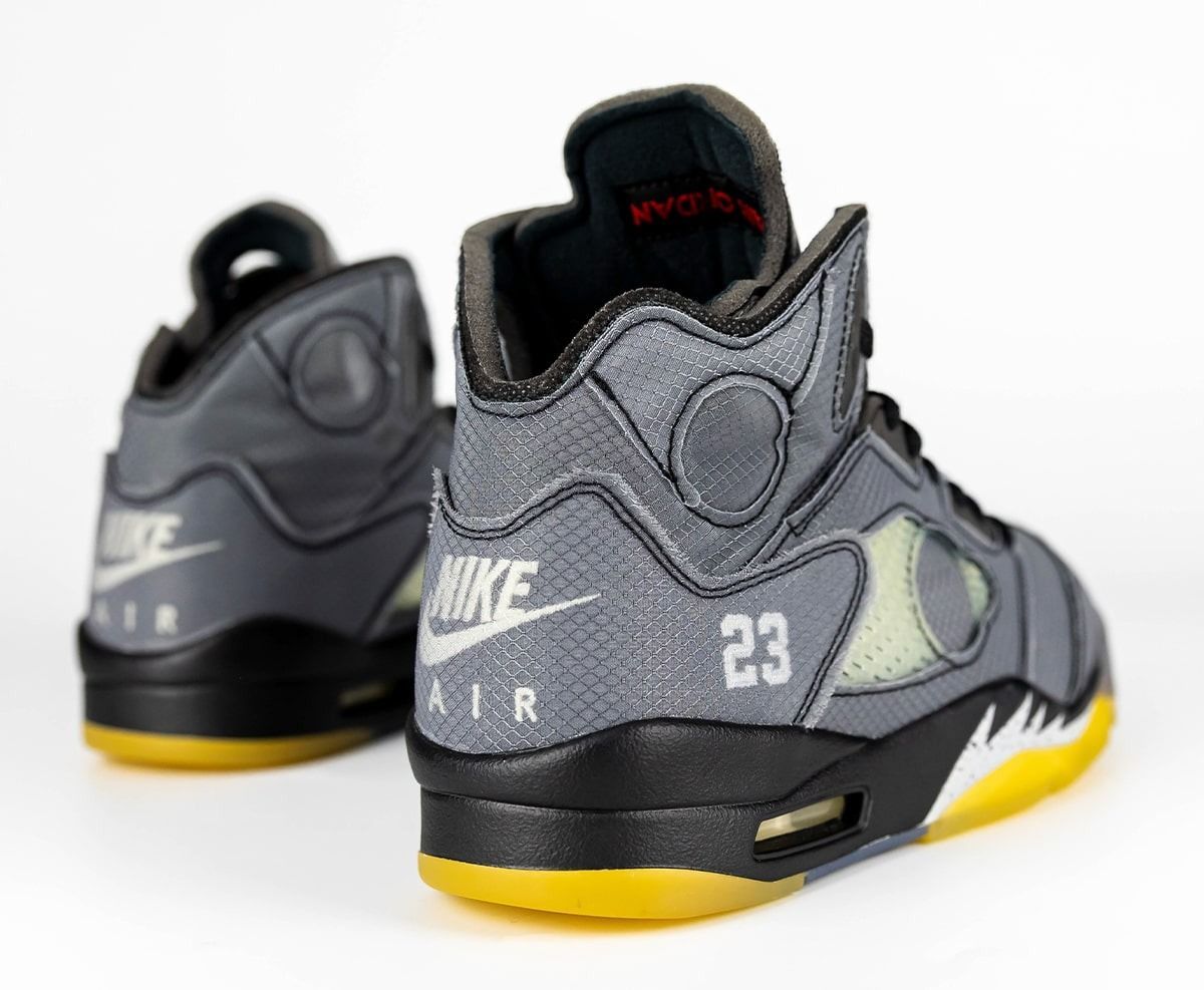 Nike Air Jordan 5 Retro SP, серый, текстиль, мужские