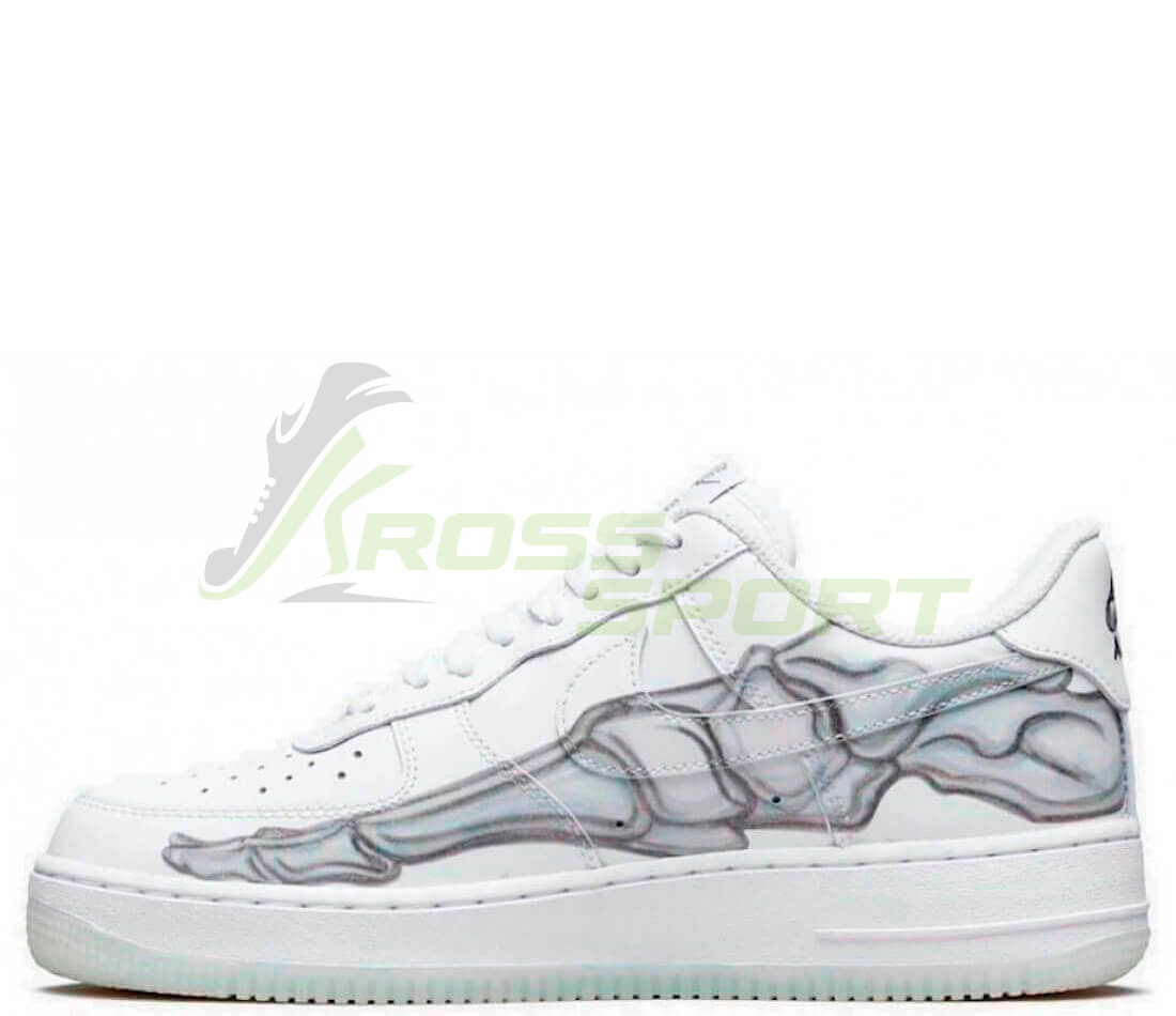  Nike Air Force 1 Low Skeleton White