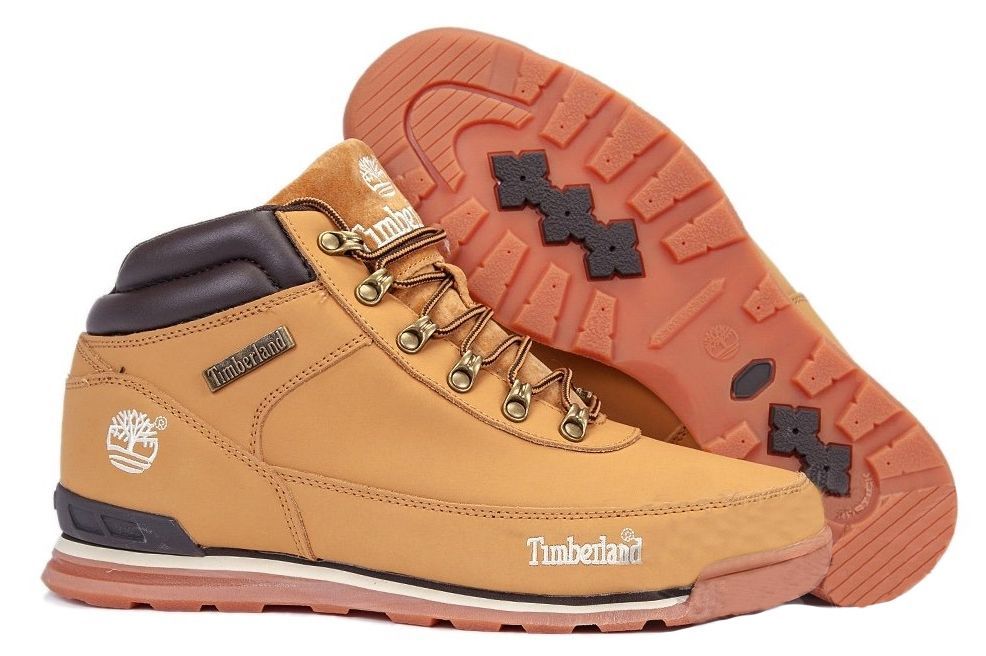 Мужские зимние ботинки Timberland Euro Sprint Brown купить в Москве – интернет-магазин Kross Sport