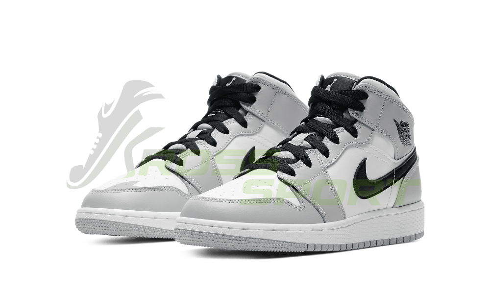  Nike Air Jordan 1 Retro Grey с мехом