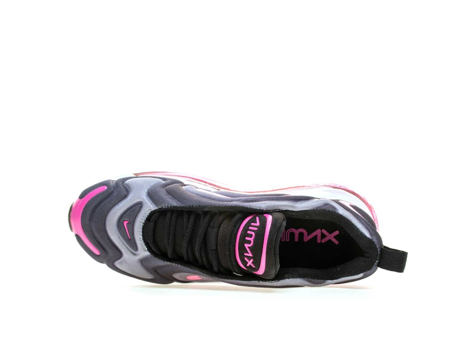 Nike Air Max 720, черный, розовый, нейлон, женские