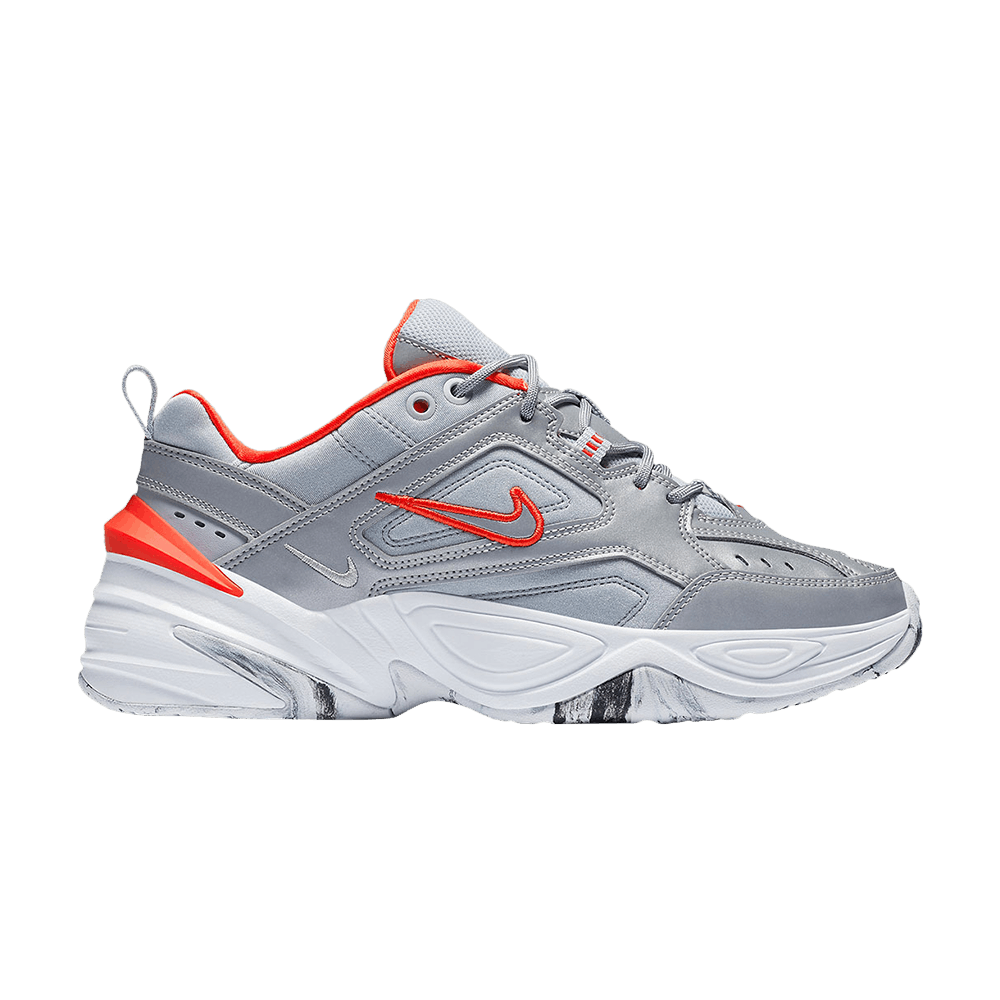 Nike M2K Tekno, серебряный, кожа, нейлон, женские