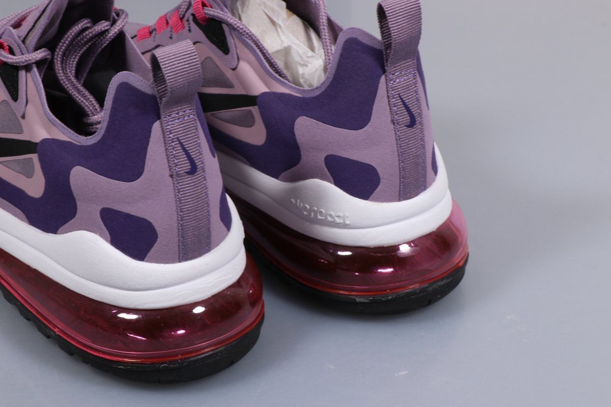 Nike Air Max 270, фиолетовый с черным, нейлон, женские