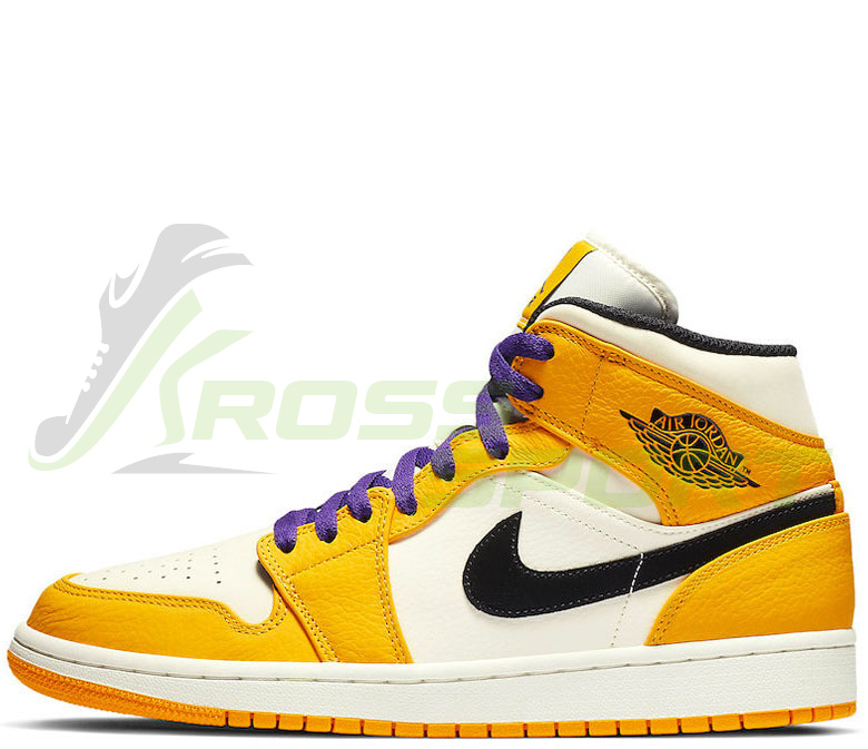  Nike Air Jordan 1 Retro Mid SE 'Lakers'