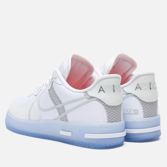 Nike Air Force 1 React QS белые нейлон мужские