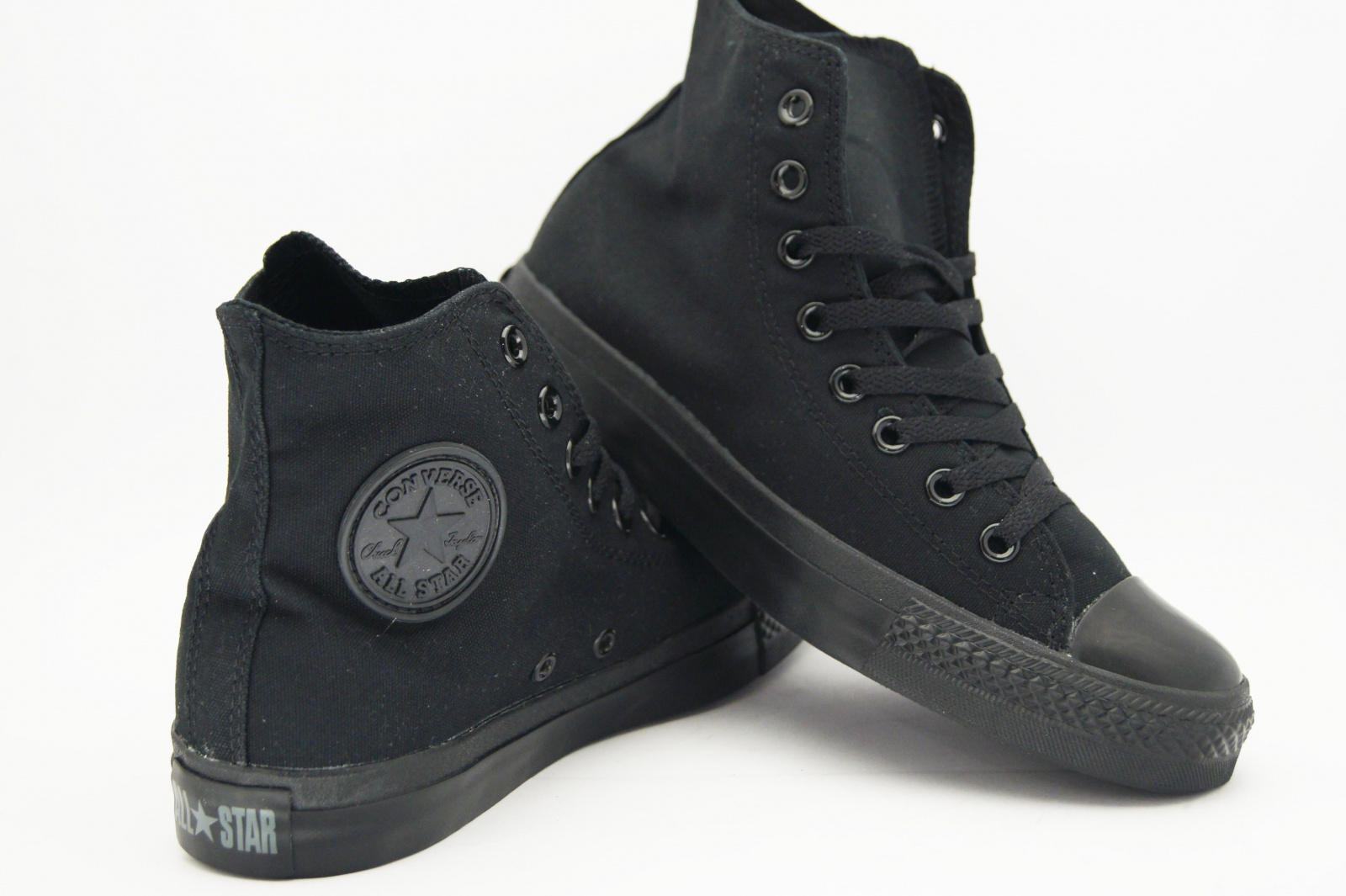 Converse all Star all Black высокий