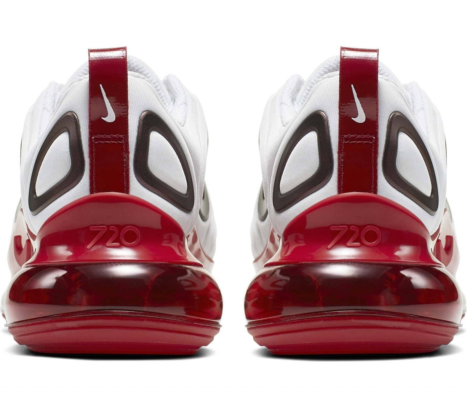 Nike Air Max 720, белый с красным, нейлон, мужские, женские