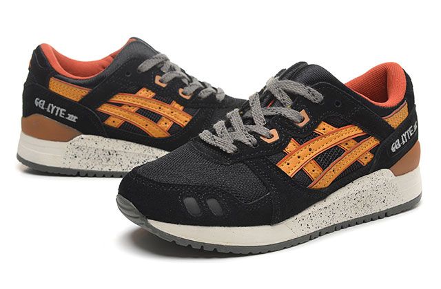 Asics Gel Lyte 3 чёрные с жёлтым (39-44)