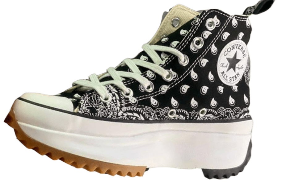 Кеды Converse Run Star Hike Womens High Paisley Black